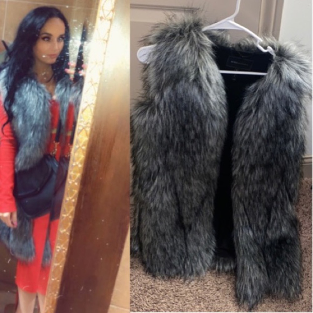 Fur winter vest